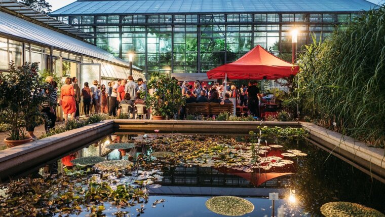 Impressionen vom Innenhof des Botanischen Gartens